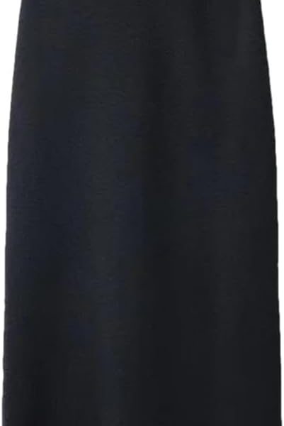 Women Half Skirt Straight Tube Wrap Hip Skirt French Mid-Length Knitted Half Skirt