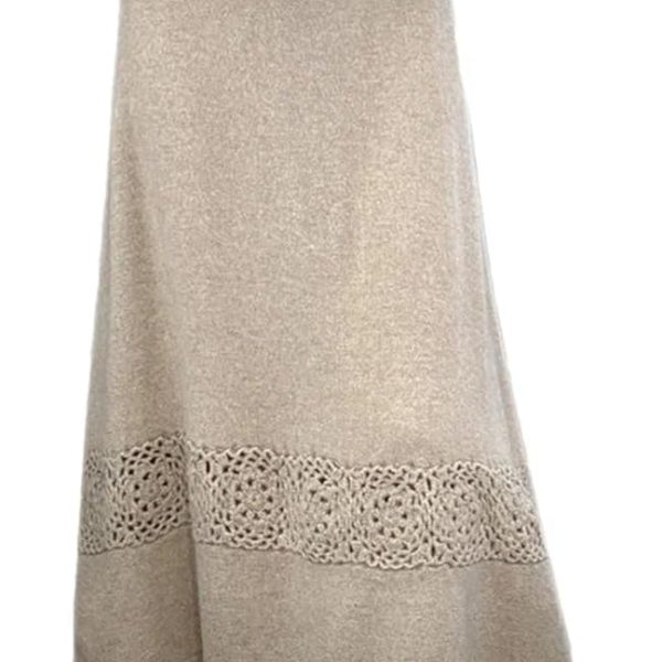 Women Wool Half Skirts Comfortable Knitted Wool Half Skirt